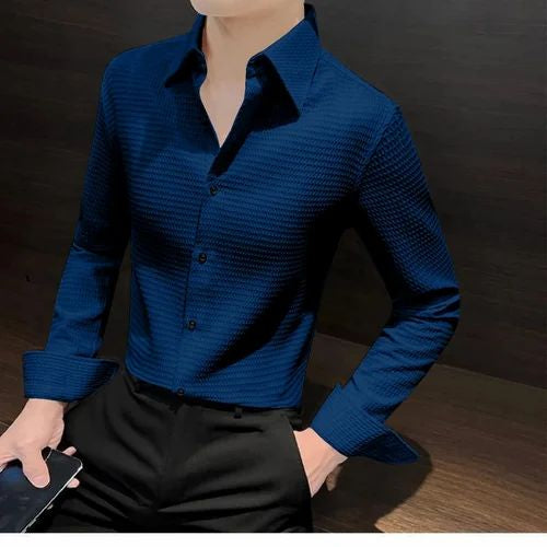 RICHA FASHION WORLD STYLES WAFFLE COTTON SHIRT